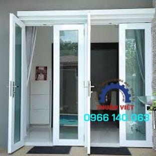 CỬA NHÔM XINGFA 4 CÁNH MÀU TRẮNG CHẤT LƯỢNG GIÁ RẺ QUẬN 12
