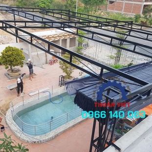 Thi công Mái hiên bình thạnh giá rẻ tại TP HCM 