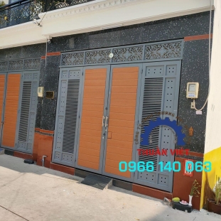 TRỌN BỘ CỔNG SẮT CHO NHÀ PHỐ TẠI QUẬN 12 TPHCM