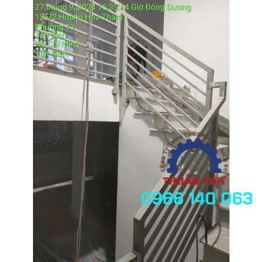 TAY VỊN CẦU THANG SẮT GIÁ RẺ ĐẸP HÓC MÔN QUẬN 12