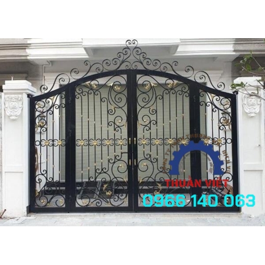 CỔNG SẮT MỸ NGHỆ MẪU CAO CẤP GIÁ RẺ TẠI Q12, HÓC MÔN TPHCM 