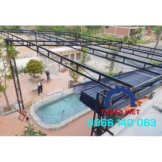 Thi công Mái hiên bình thạnh giá rẻ tại TP HCM 