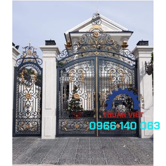 CỔNG SẮT MỸ GHỆ CAO CẤP GIÁ RẺ TẠI Q12 TPHCM