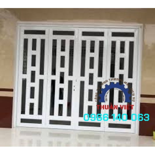 CỬA SẮT 4 CÁNH MẪU ĐẸP GIÁ RẺ TẠI Q12 TPHCM